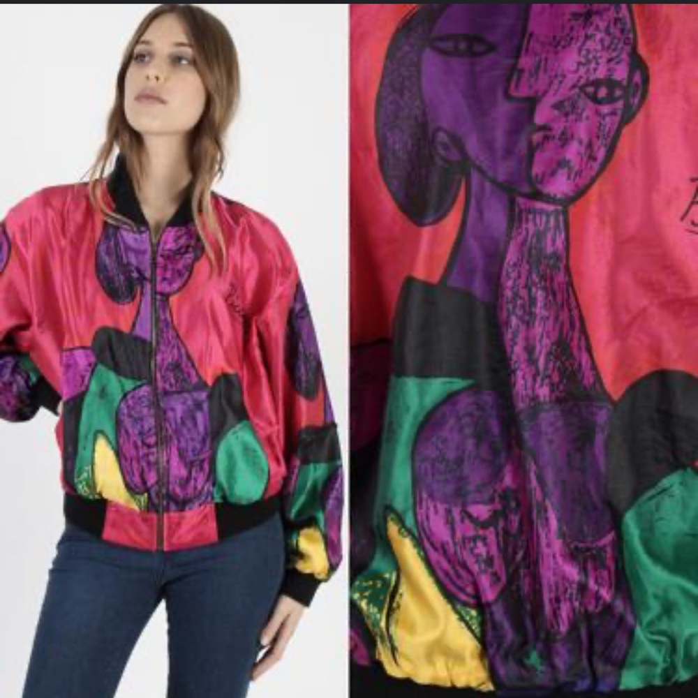 Vintage ASIAN 100% Silk Jacket